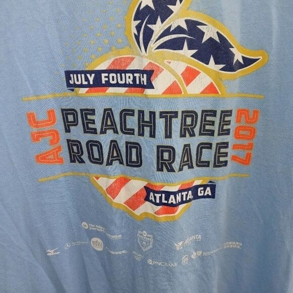 2017 Peachtree Road Race shirt Authentic - Mizuno - Picture 2 of 4